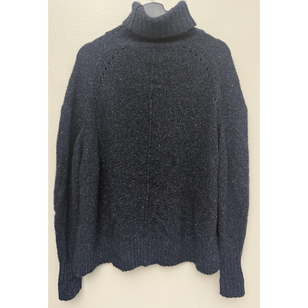 Isabel Marant Navy 100% Cashmere Pullover Sweater Turtleneck‎ Sz FR 38